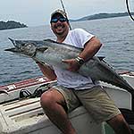 55 lbs Wahoo caught while fishing in Panama, Central America