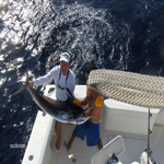 Jeff Rusk with his catch