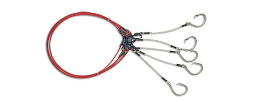 This is an image of the Deep Drop Rig with Mustad Hooks