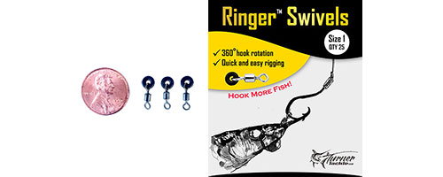 This is an image of the Ringer Swivels - Size 1 - 25 qty