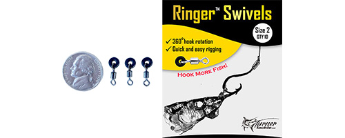 Ringer Swivels - Size 4 - 10 Pack